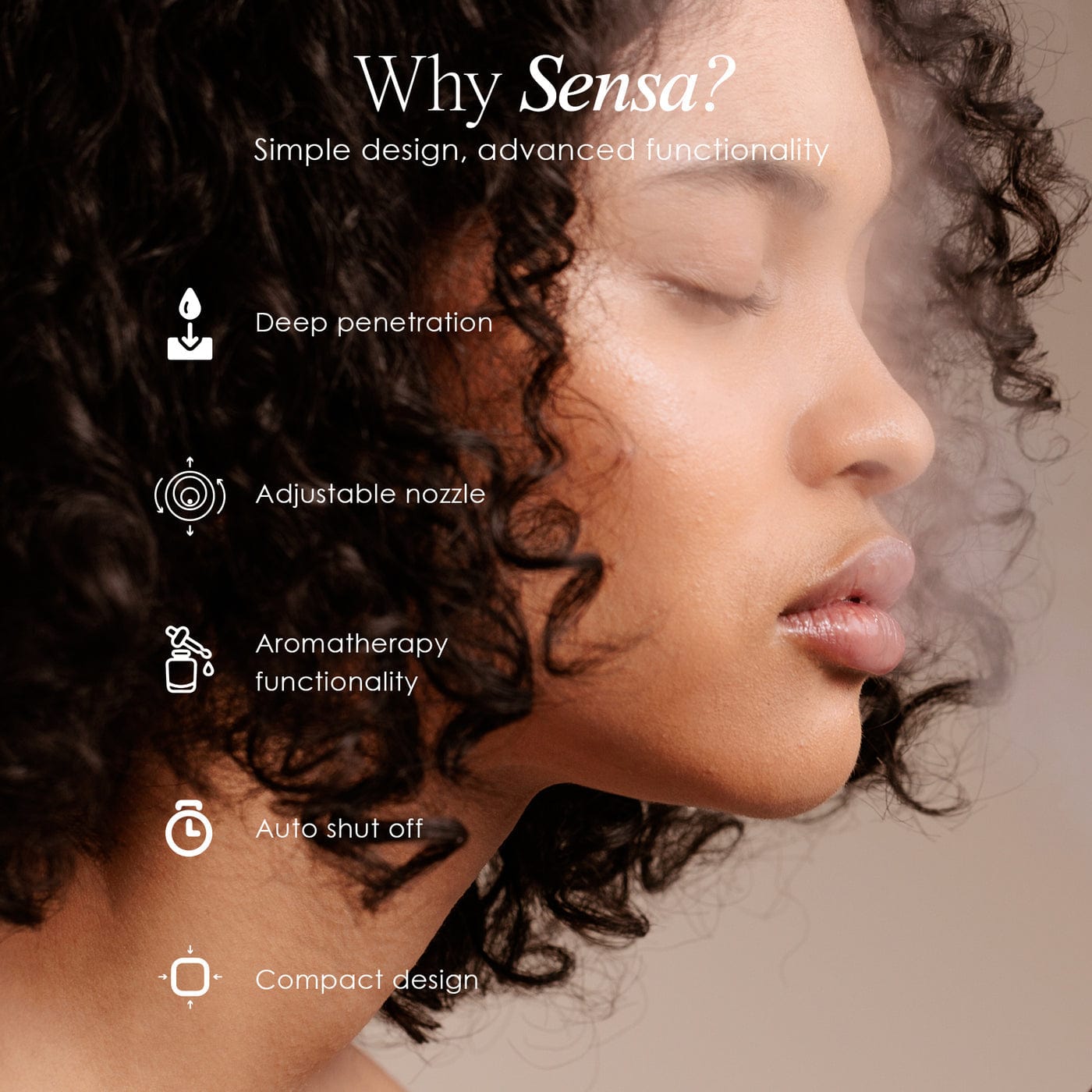 Project E Beauty Skin Care Sensa | Nano Ionic Facial Steamer