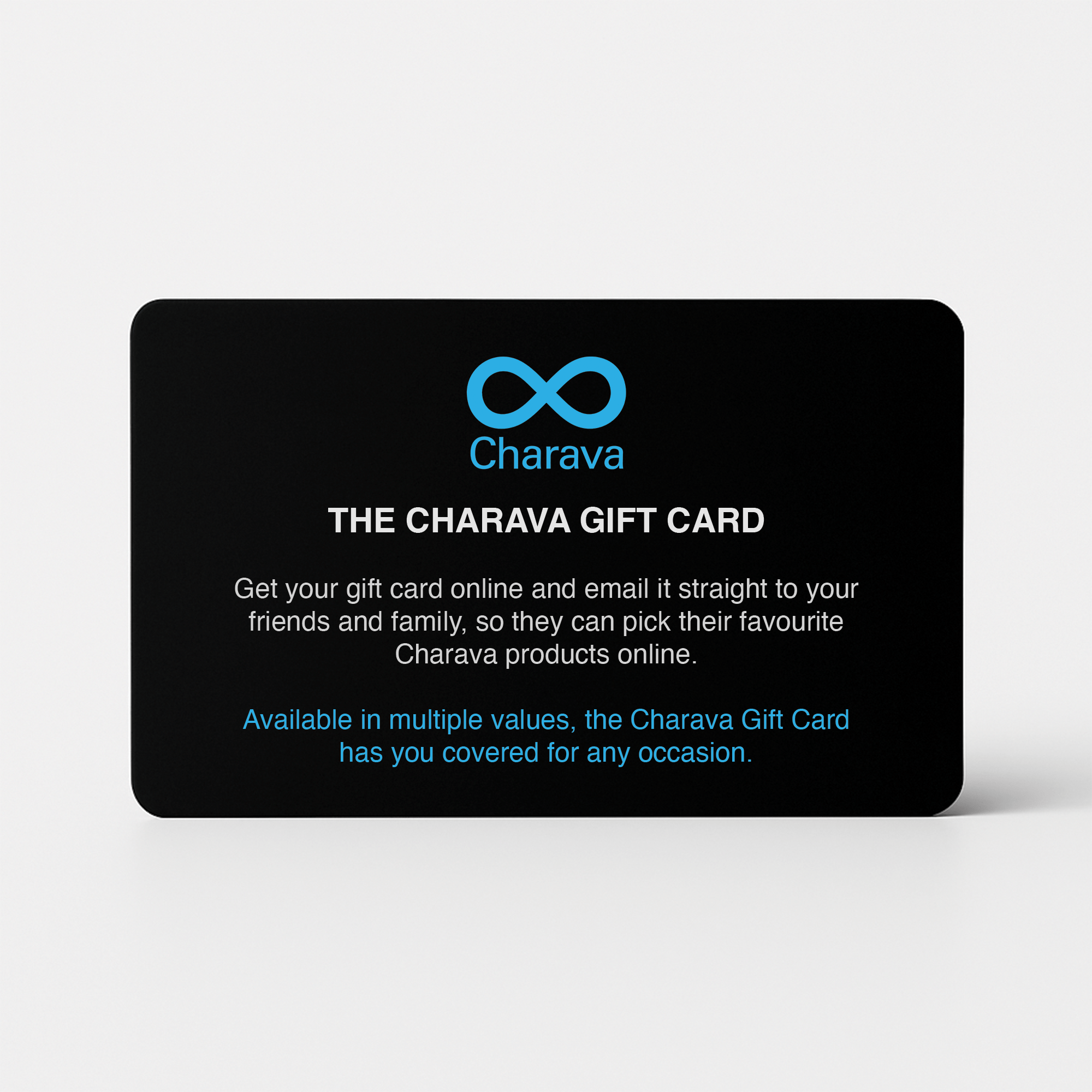 Give the gift of choice with a Charava Gift Card online. Perfect for wellness lovers, delivered instantly, offering premium supplements for health.