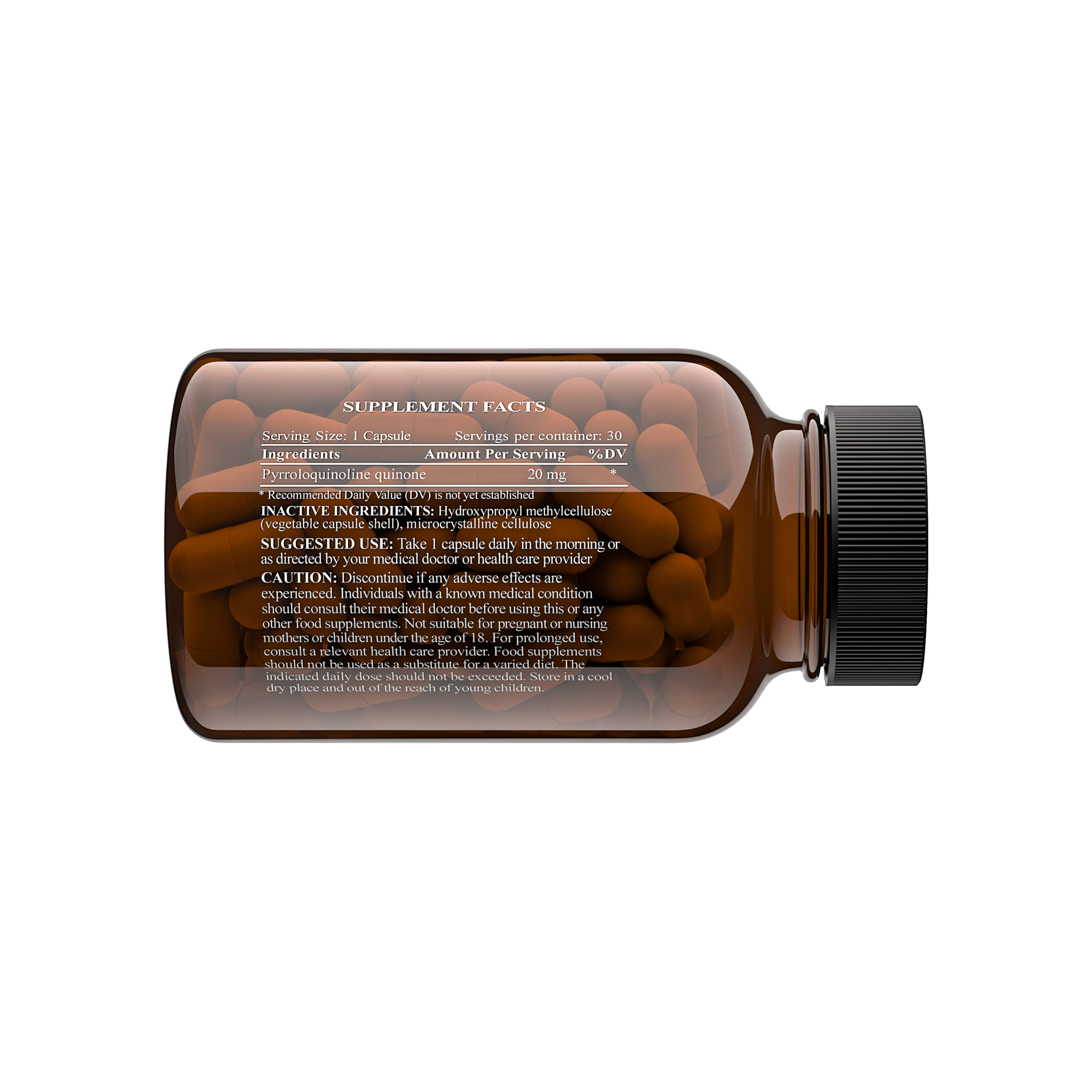Boost energy, support mitochondrial health, and enhance cognitive performance with PQQ 20mg by Reverie Luxe. Premium supplement for vitality and focus.