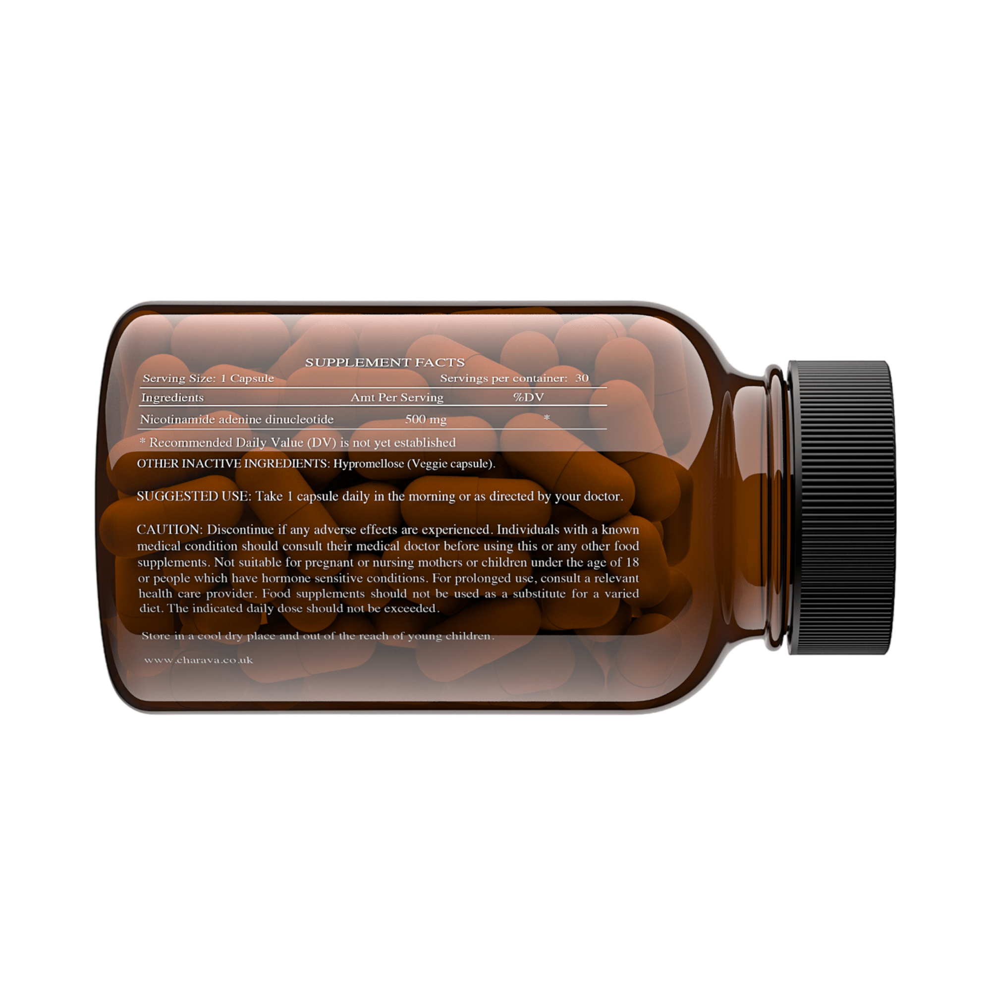 Replenish energy and boost cellular health with NAD+ 500mg capsules. Ideal for enhancing vitality and fighting aging. Direct NAD+ supplementation for age 30+.