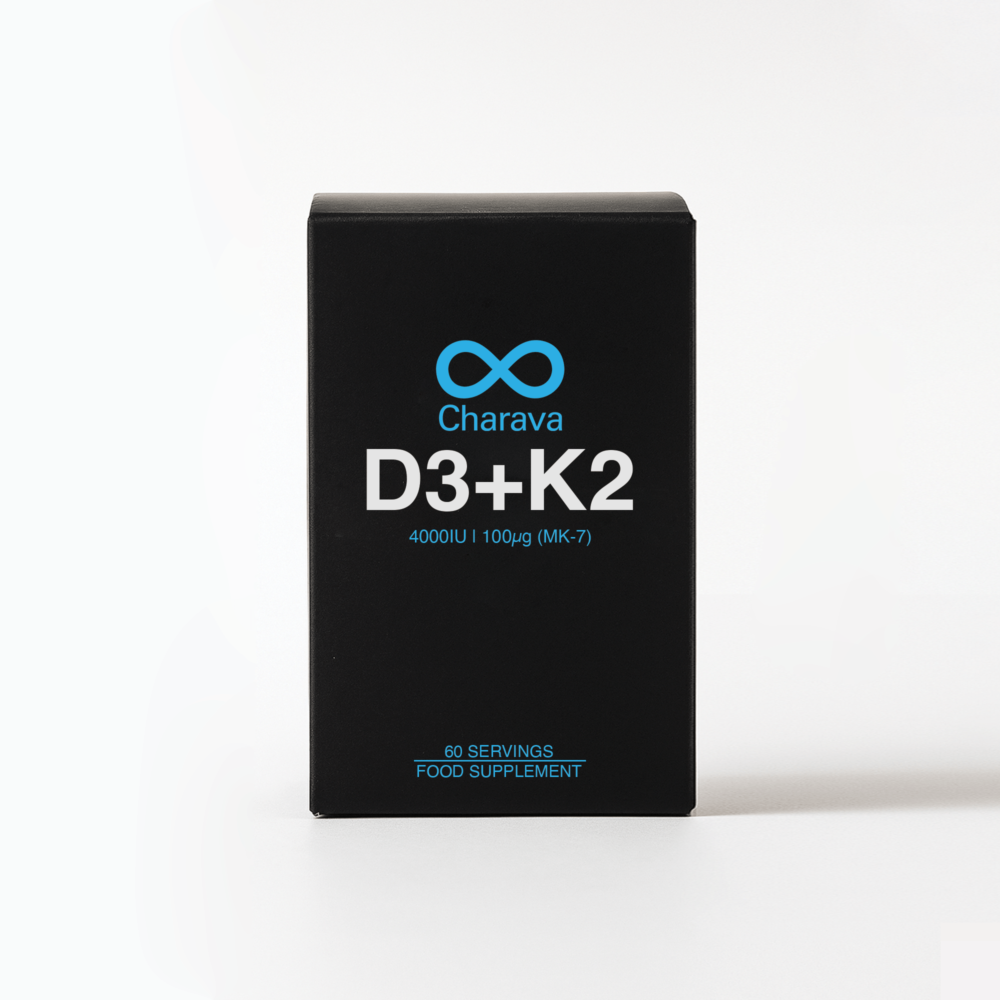 Boost wellness with Charava's Vitamin D3 K2 supplements to support bones, heart, and immunity. A perfect blend for optimal calcium and overall health.