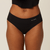 Seamless Period Pants by DAME in black featuring DAMEdry Tech, offering breathable, leak-proof, and eco-friendly menstrual protection for women.