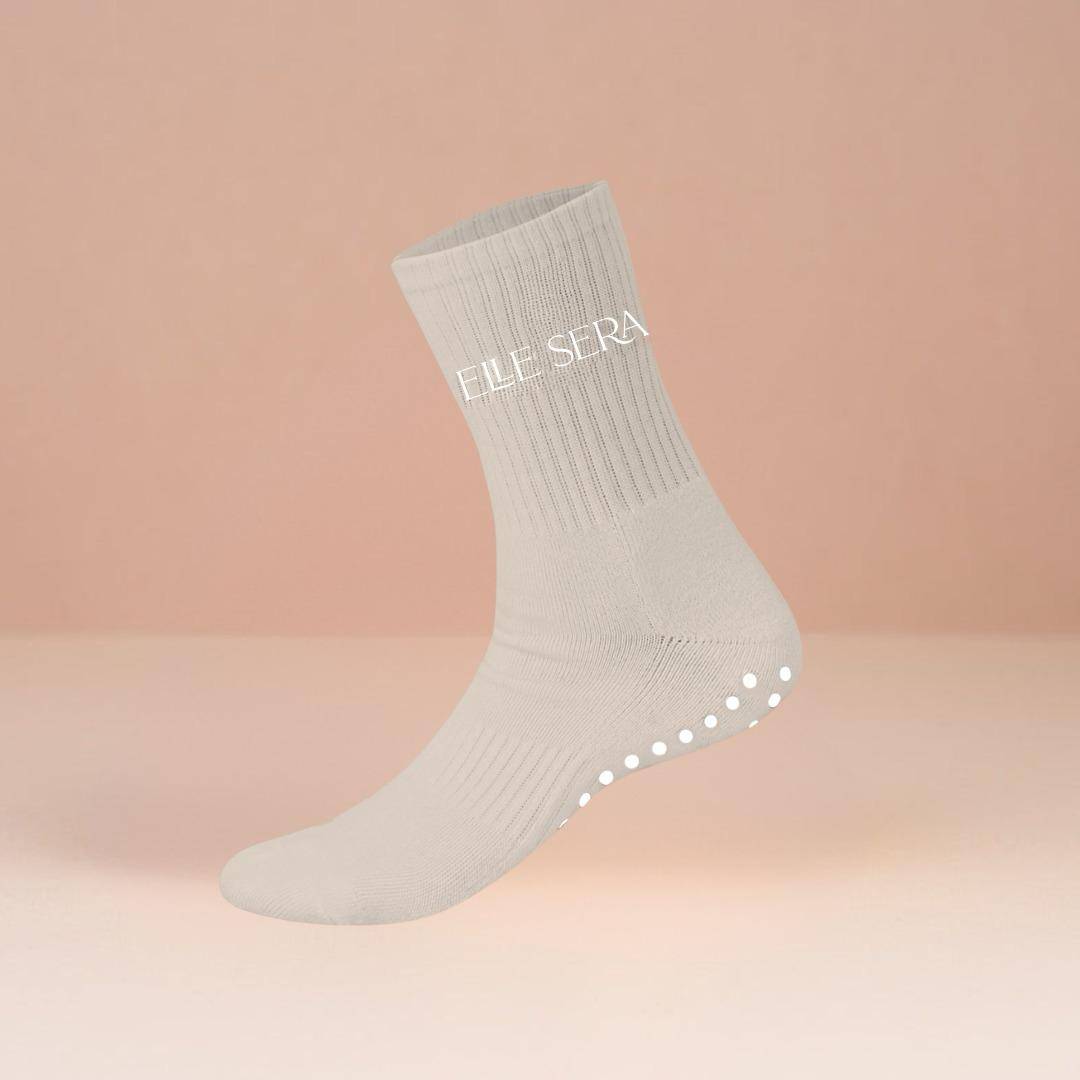 Elle-Sera Cream Elle Sera Pilates Socks