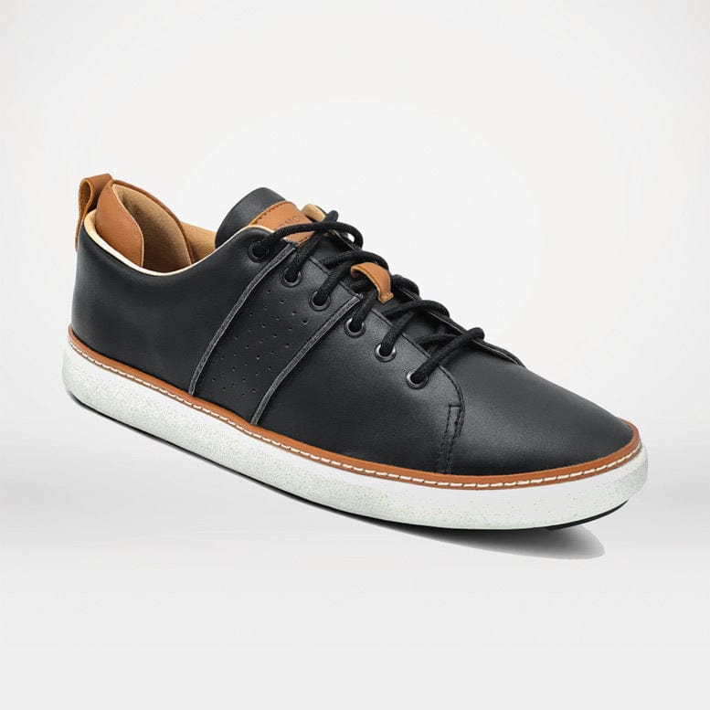 Grounded Wellness Wellness Black Leather Walker Grounding Shoes Harmony 783 Earthing Footwear