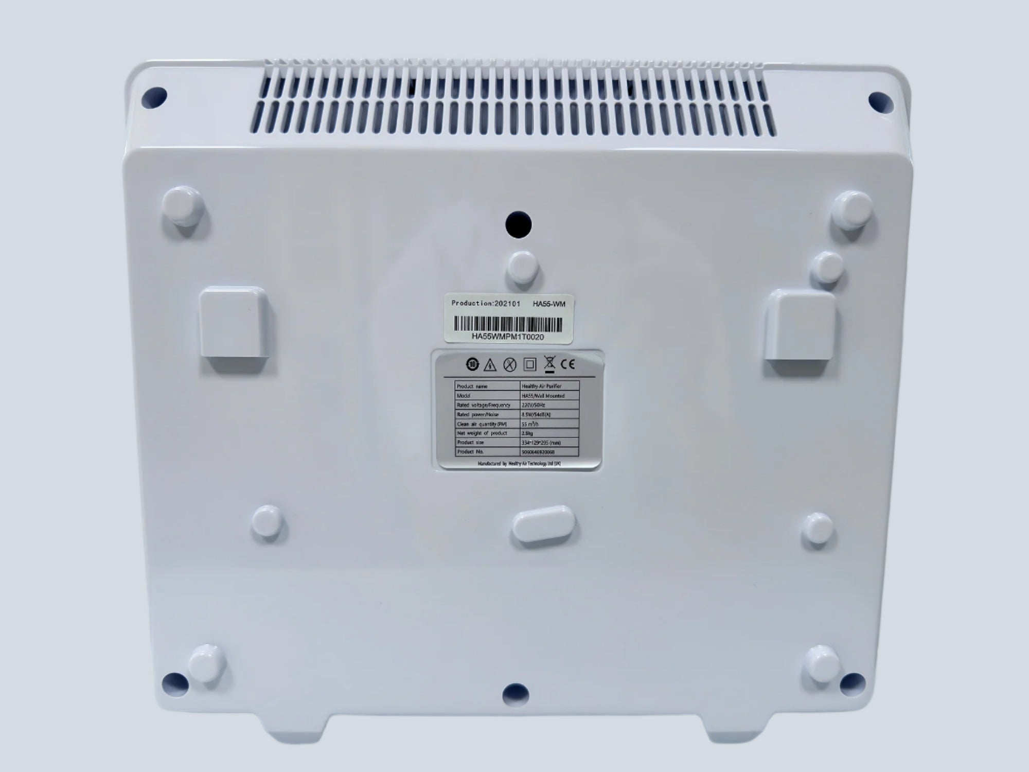 Healthy Air Technology Breathe Healthy Air Compact HA55-WM – Portable Air Purifier (Wall-Mounted or Free-Standing)