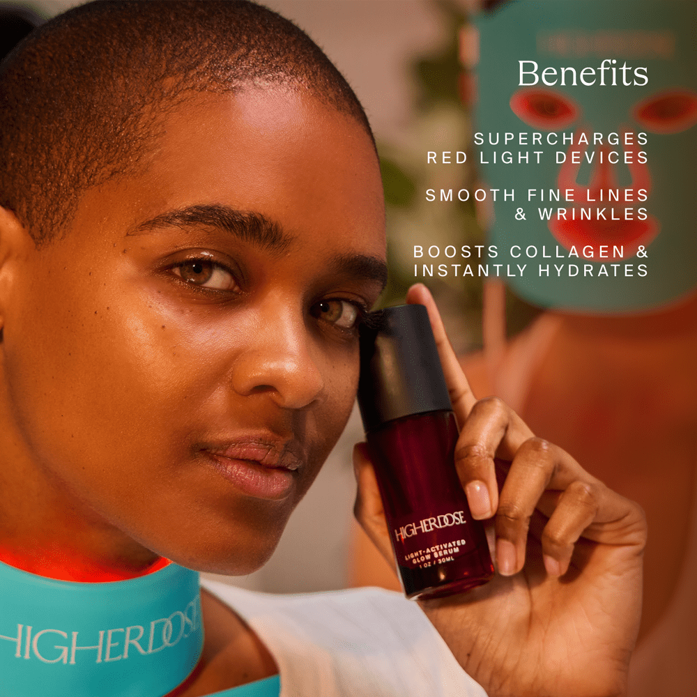 HigherDOSE Face & Neck Light-Activated Glow Serum