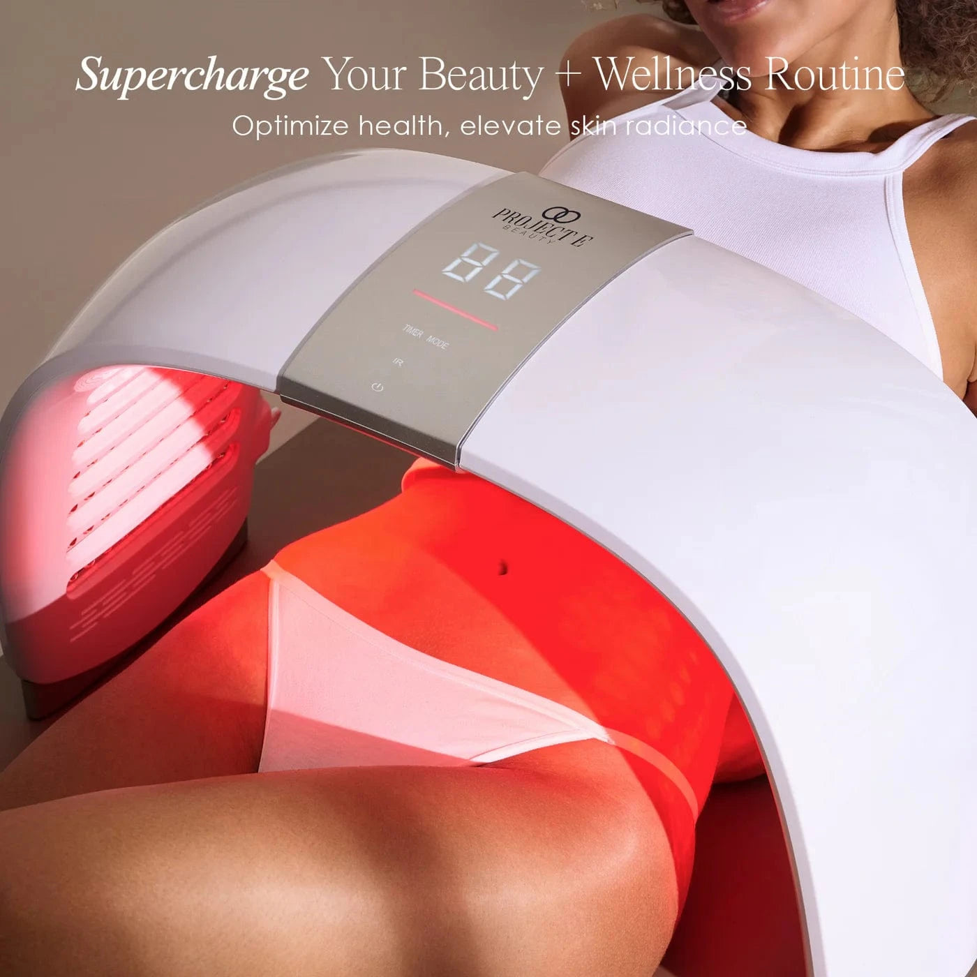 Project E Beauty Skin Care LumaLux Dome | Face & Body LED Light Therapy Device