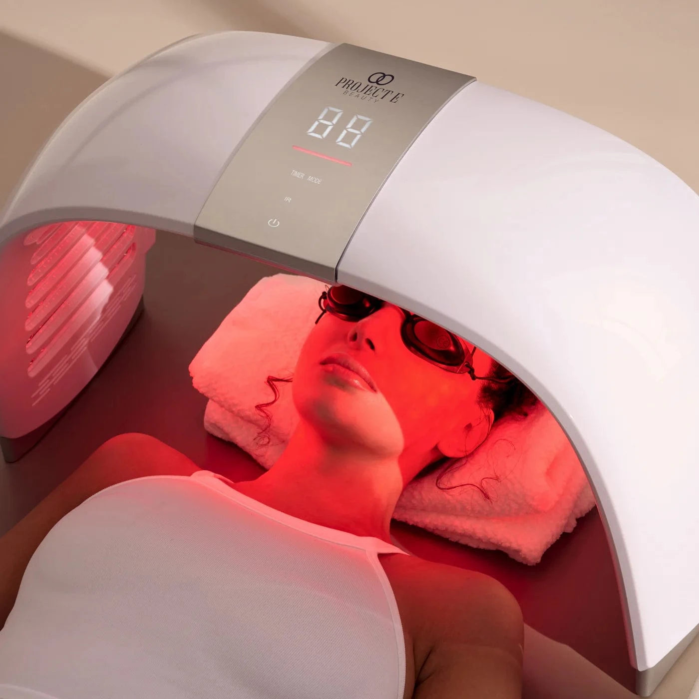 Project E Beauty Skin Care LumaLux Dome | Face & Body LED Light Therapy Device