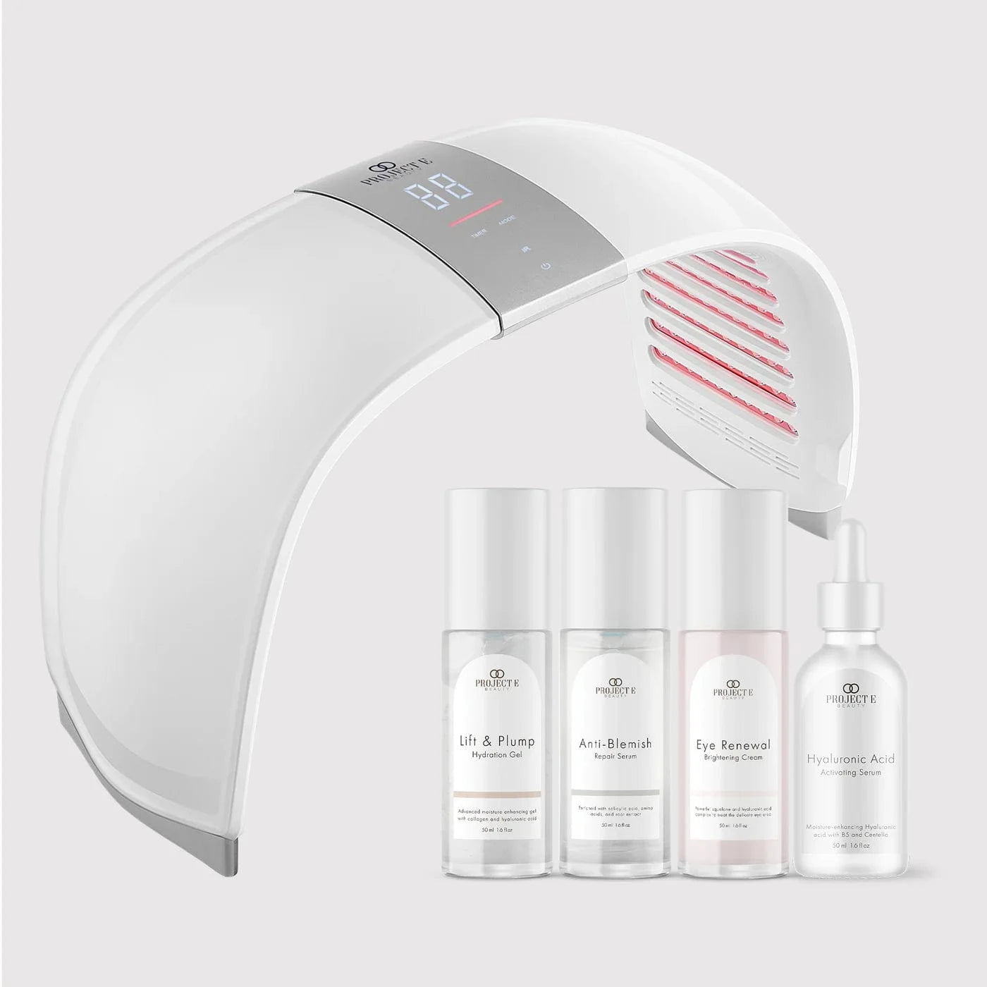 Project E Beauty Skin Care LumaLux Dome | Face & Body LED Light Therapy Device