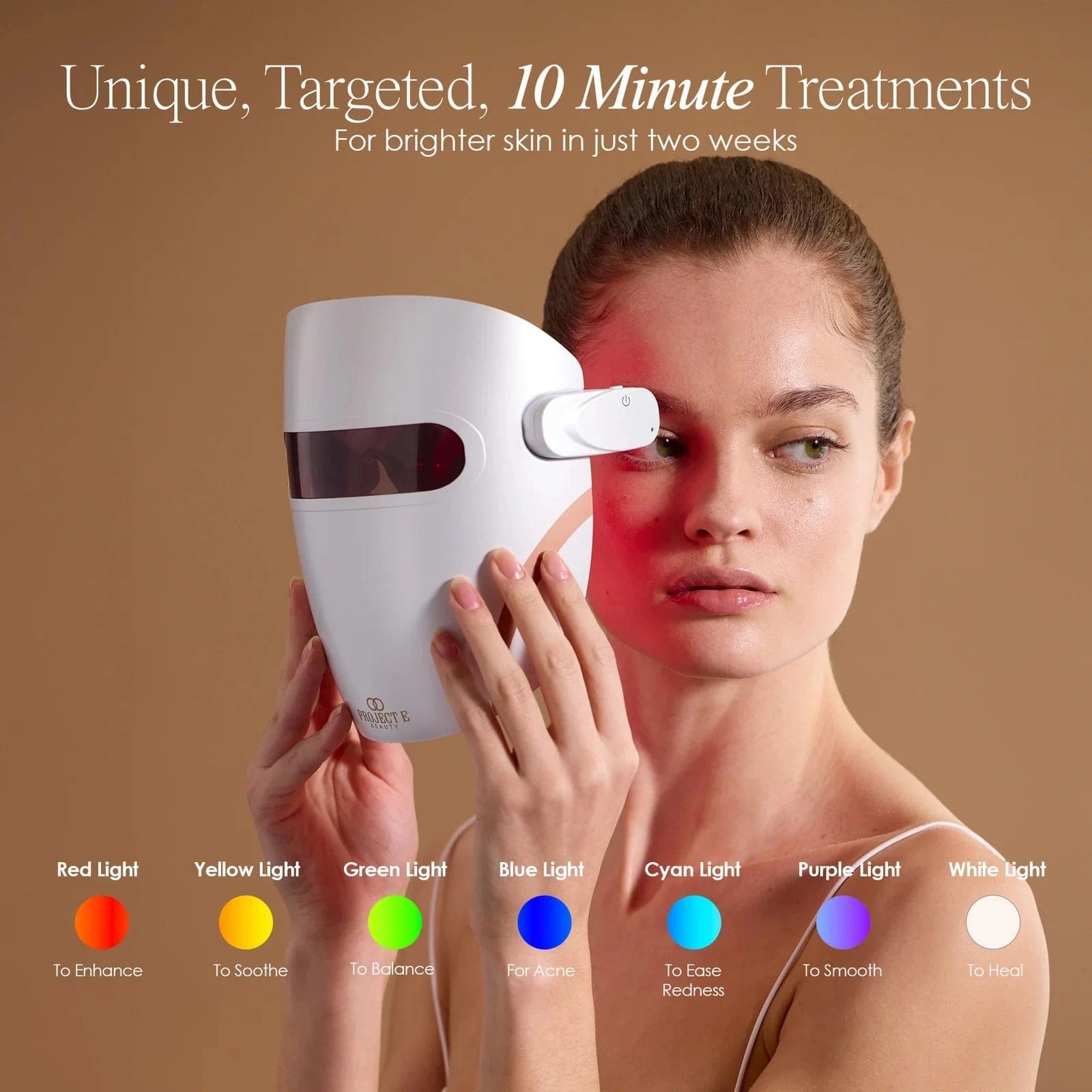 Project E Beauty Skin Care Lumamask 7 | LED Light Therapy Face Mask