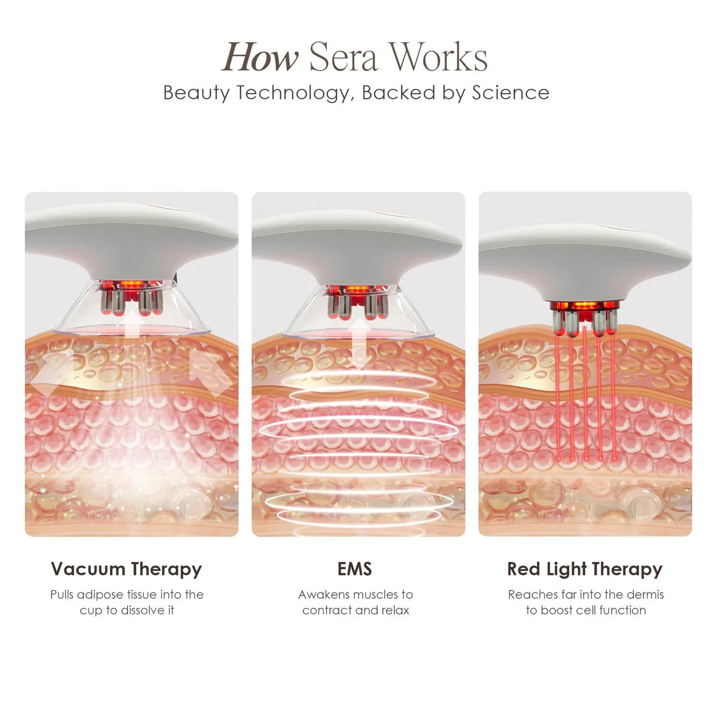 Project E Beauty Skin Care SERA | Vacuum Body Contour Device