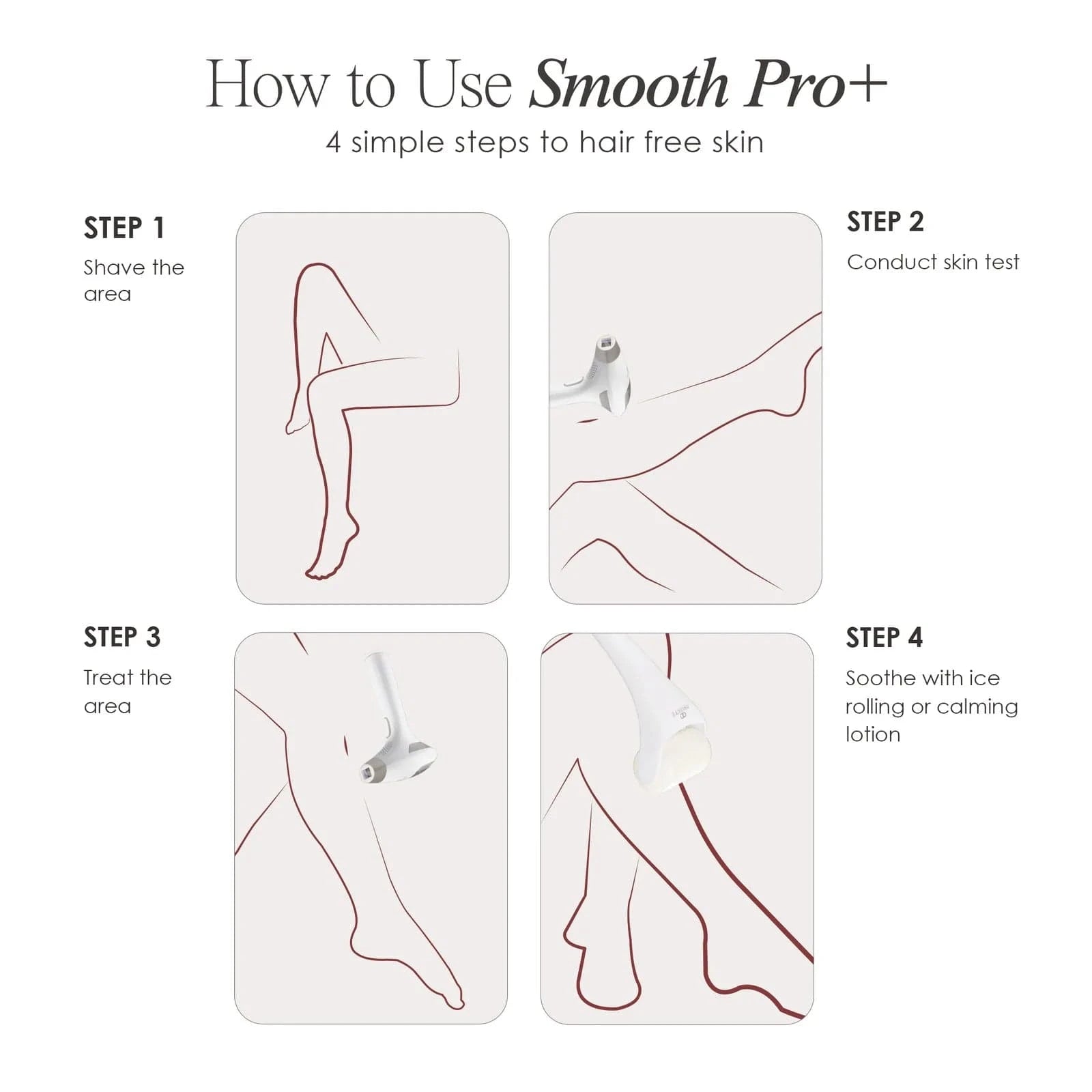 Project E Beauty Skin Care SmoothPro+ | IPL Hair Removal Device