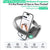 Pulsetto vagus nerve stimulation device held in hands, showcasing compact design for at-home vagus nerve therapy and natural anxiety relief.