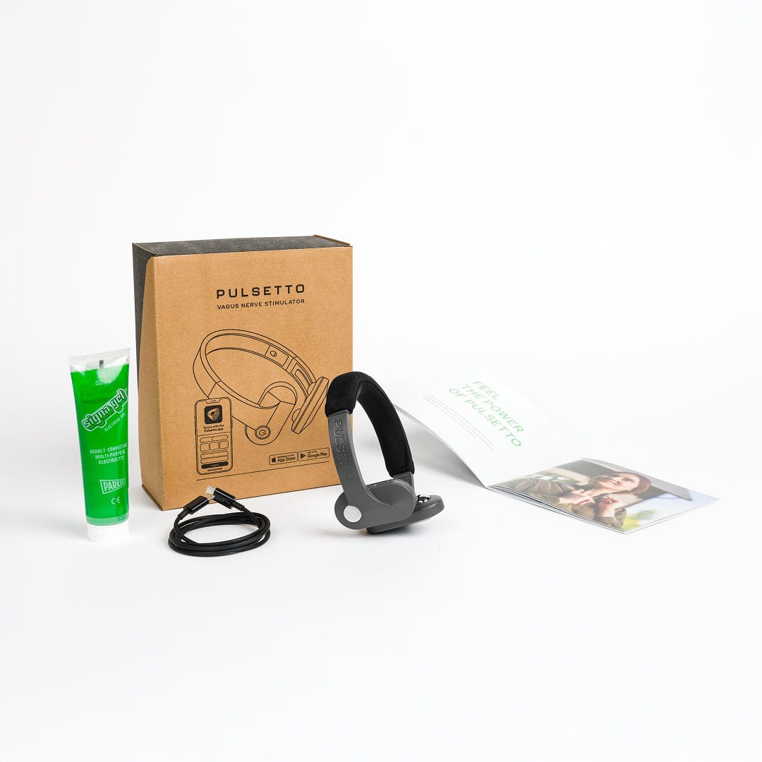 Experience tranquility with the Pulsetto Vagus Nerve Relaxation Device. Achieve calmness and balance in minutes for enhanced well-being.