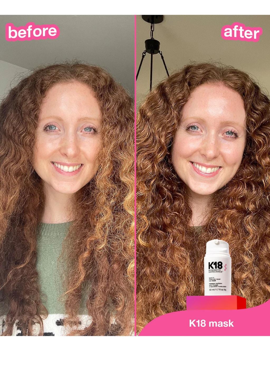 Reverieluxe Hair Care Treatment K18 Leave-In Molecular Keratin Hair Mask – Repair & Restore from Within