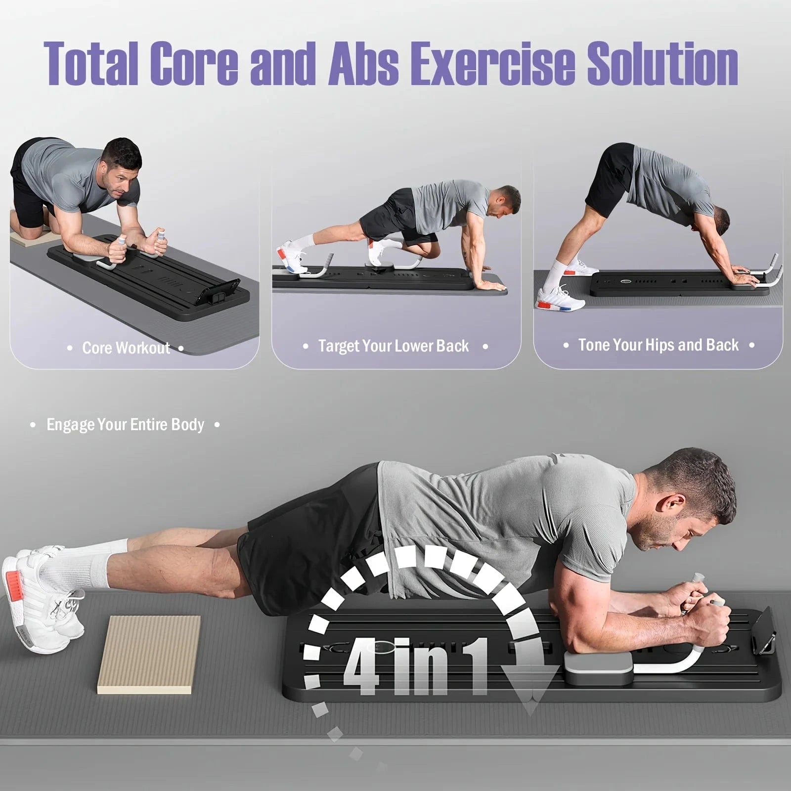 Reverieluxe Pilates Reformer Foldable Pilates Reformer - Tone Core & Flex at Home