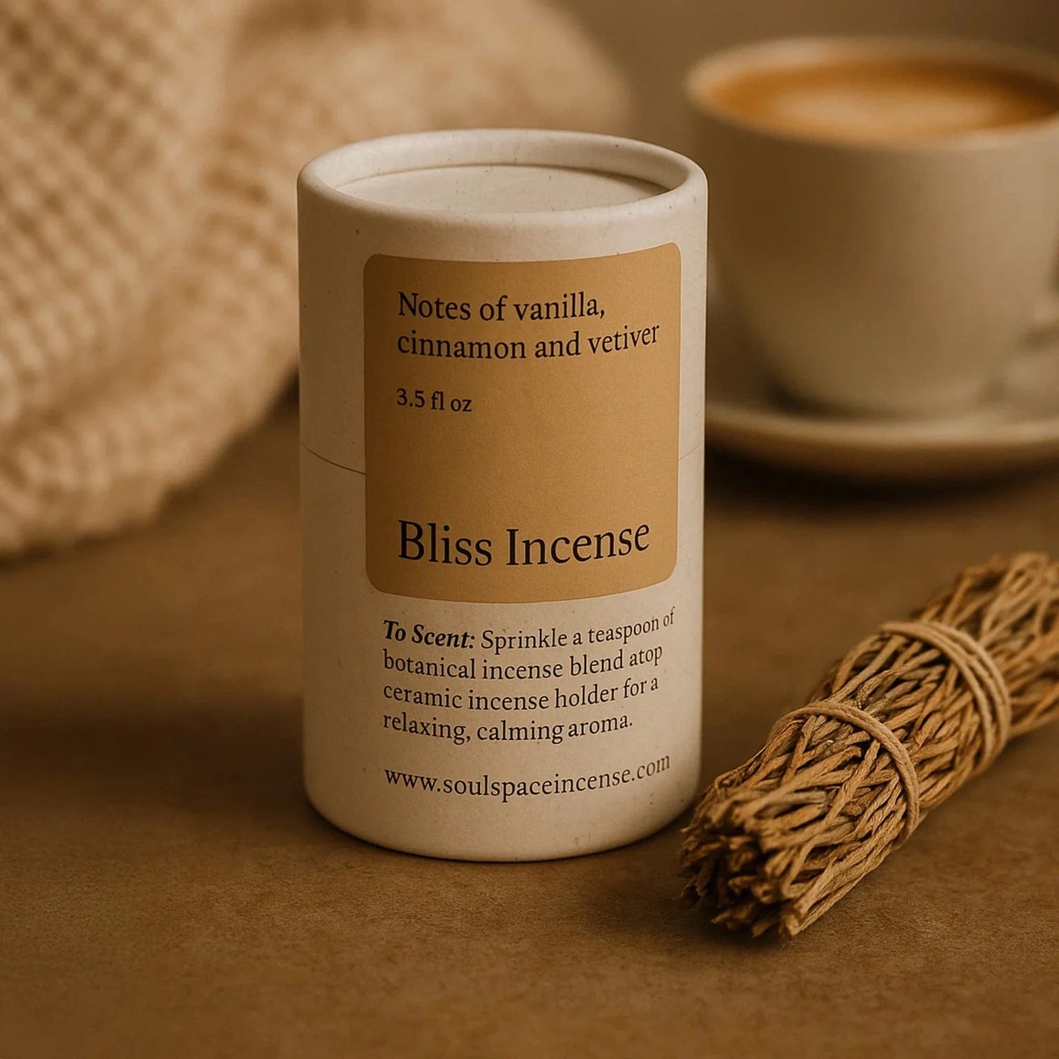Soul Space Wellness Bliss Incense | Vanilla & Opopanax