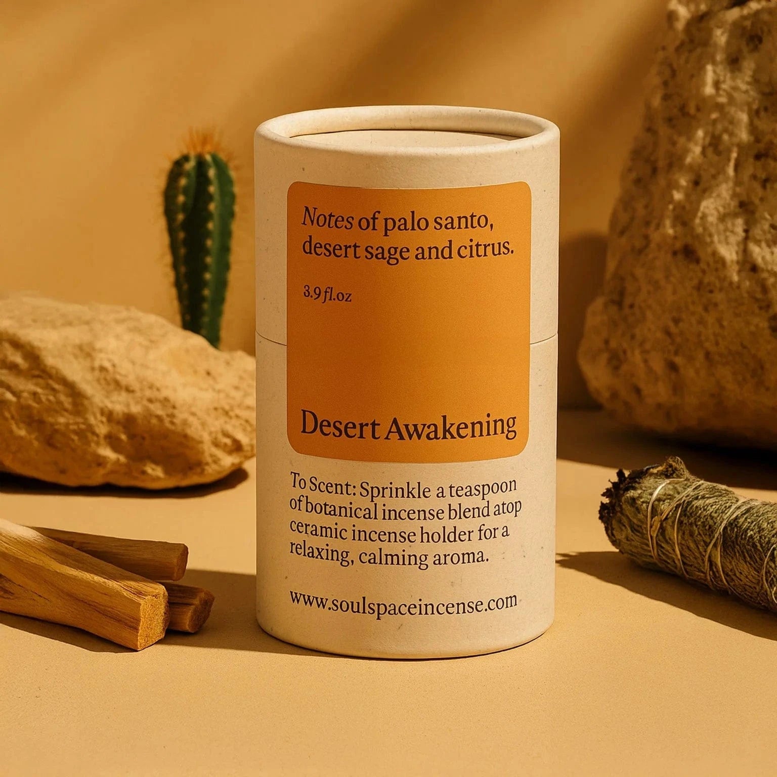 Soul Space Wellness Desert Awakening | Palo Santo, Desert Sage & Citrus